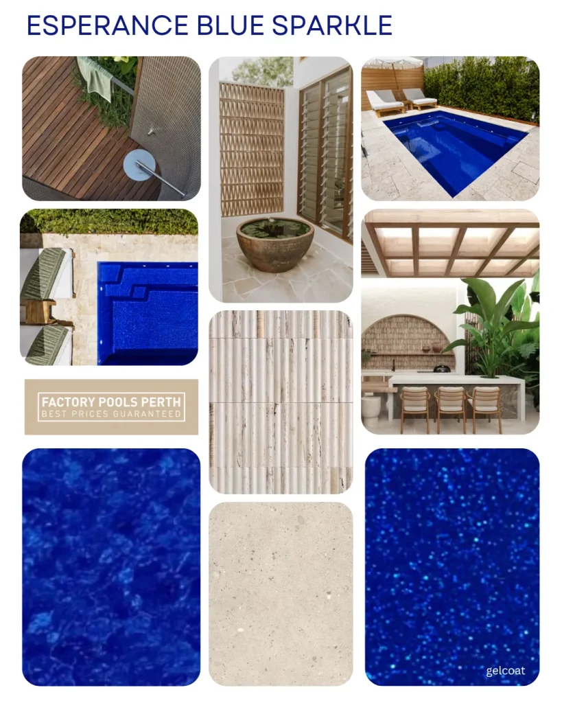 Esperance Blue Sparkle - Inspirational Moodboard