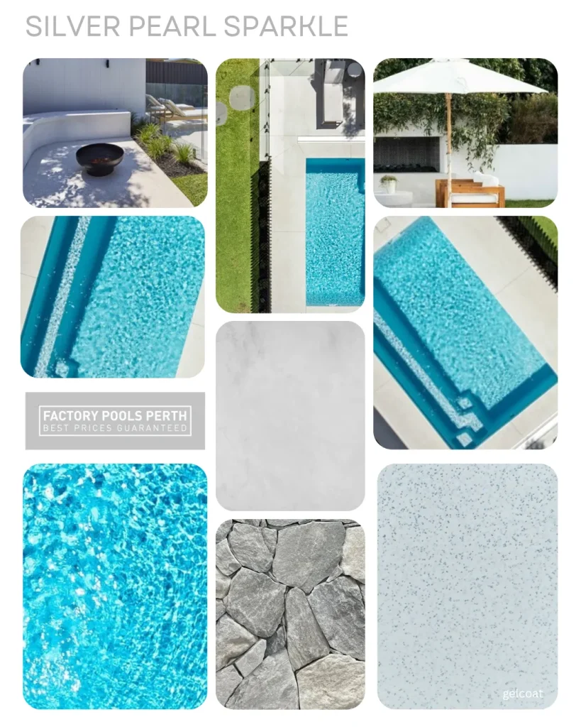 Silver Pearl Sparkle - Inspirational Moodboard