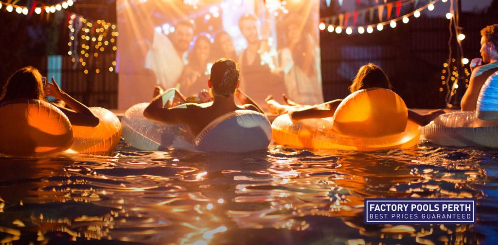 Factory Pools Perth - Poolside movies | Christmas pool games